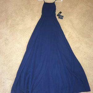 Navy Blue Maxi Dress